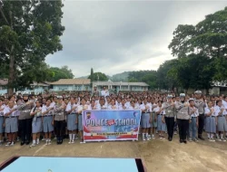 Police Go To School Satlantas Polres Malinau Edukasi Siswa SMKN SPP Tentang Keselamatan Berlalu Lintas