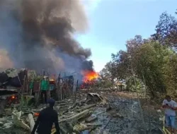 Nyaris Ludes, Kebakaran di Pemukiman Padat Malinau Kota Berhasil Dipadamkan Damkar